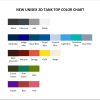 tank top color chart - Bayonetta Store