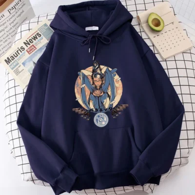 Bayonetta Hoodies Women Fashion Sweatshirt Men Loose Casual Sportwear Ulzzang Teens Clothing Y2k Korean Vintage Streetwear - Bayonetta Store