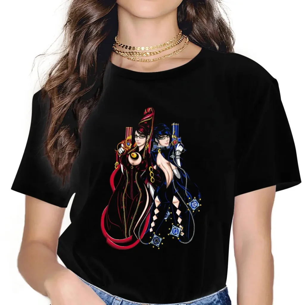 Umbra Witchs Women Tshirts Bayonetta Grunge Vintage Female Clothing Loose Graphic Streetwear - Bayonetta Store