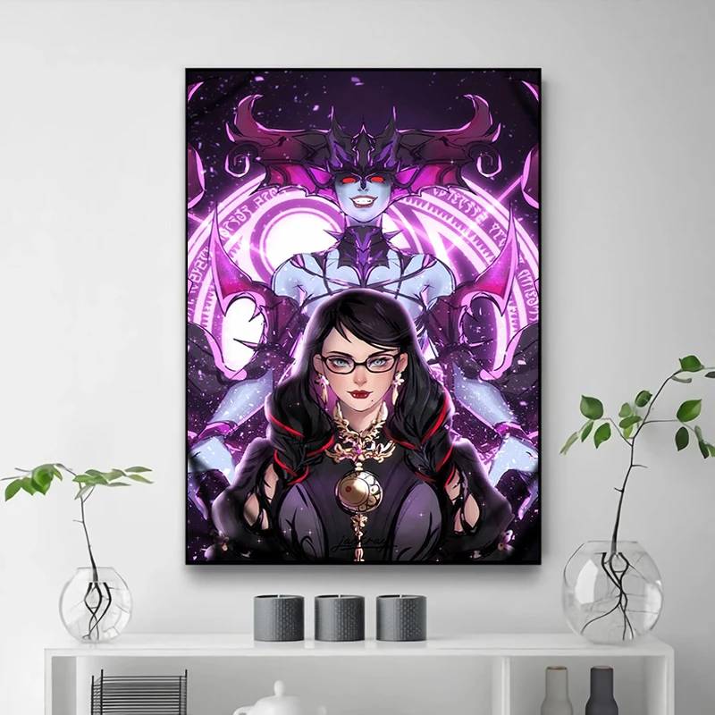 Protagonist Bayonetta Wall Art